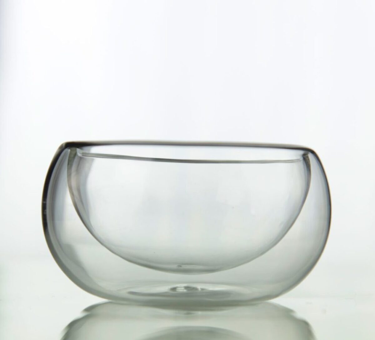 Mała szklana czarka z podwójnymi ściankami 80 ml