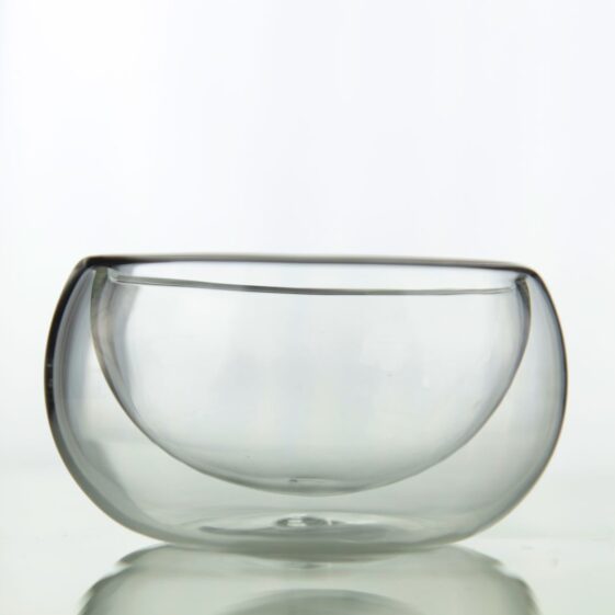 Mała szklana czarka z podwójnymi ściankami 80 ml