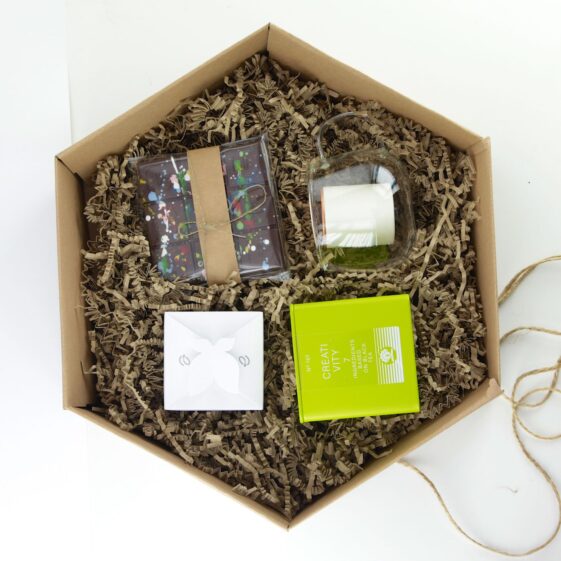 emotea Kreatywny zestaw prezentowy Eco z filiżanką i czekoladą